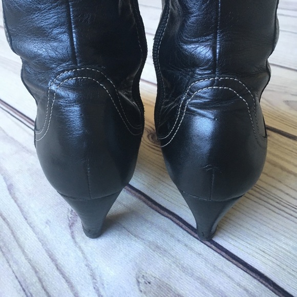 Black Leather Boots - Picture 10 of 16